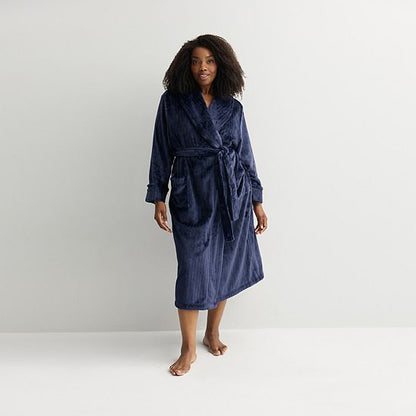 Plus Size Sonoma Goods For Life® Long Plush Wrap Robe
