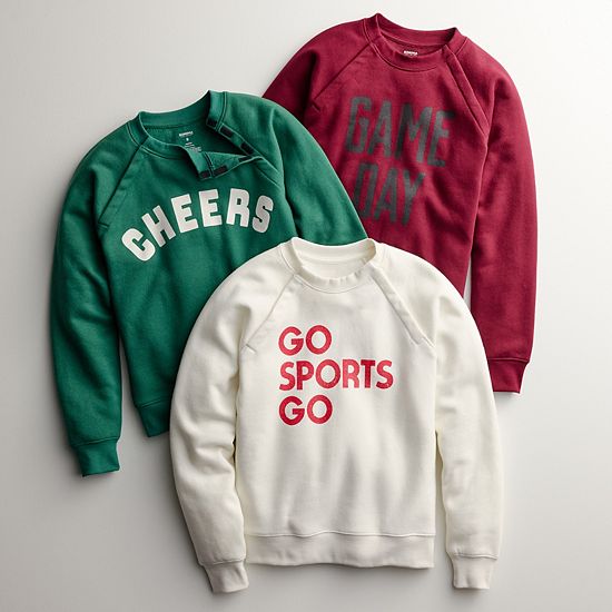 Women's Sonoma Goods For Life® Adaptive Fleece Crewneck Sweatshirt