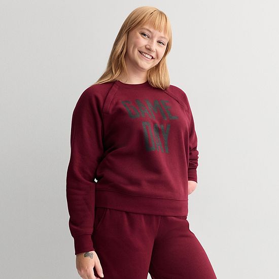 Women's Sonoma Goods For Life® Adaptive Fleece Crewneck Sweatshirt