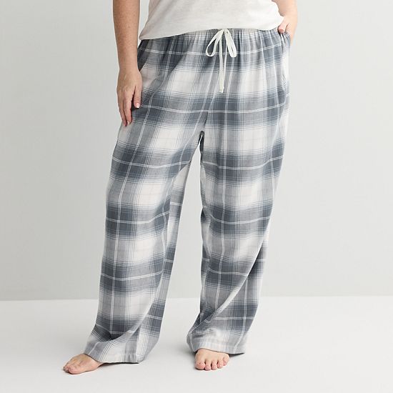 Plus Size Sonoma Goods For Life® Cozy Pajama Pants