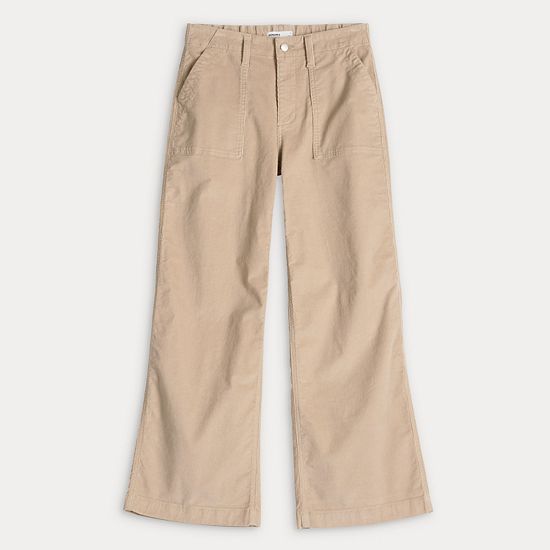 Petite Sonoma Goods For Life® Corduroy Utility Wide Leg Pants