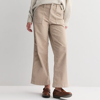 Petite Sonoma Goods For Life® Corduroy Utility Wide Leg Pants