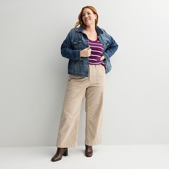 Plus Size Sonoma Goods For Life® Cozy Tunic Tee