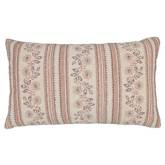 Sonoma Goods For Life® Red Woven Floral Decorative Throw Pillow