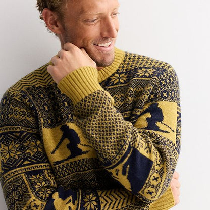 Men's Sonoma Goods For Life® Fairisle Patchwork Crew