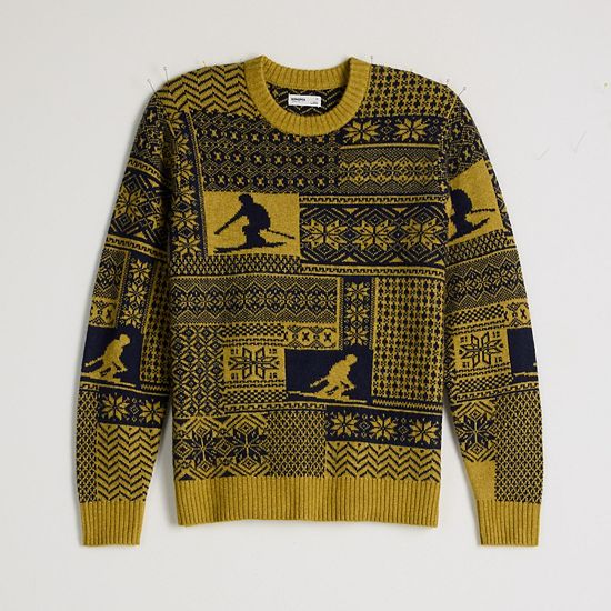 Men's Sonoma Goods For Life® Fairisle Patchwork Crew