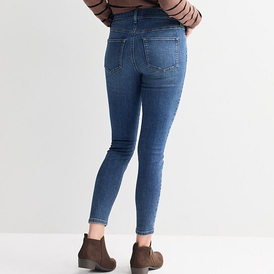Women's Sonoma Goods For Life® Mid Rise Pull On Skinny Jeans