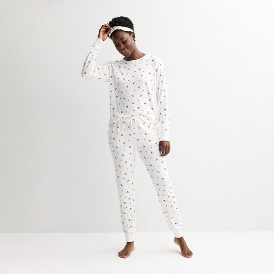 Petite Sonoma Goods For Life® Pajama Top & Pajama Bottoms Sleep Set