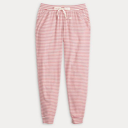 Women's Sonoma Goods For Life® Ribbed Cuffed Holiday Pajama Pants