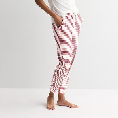 Women's Sonoma Goods For Life® Ribbed Cuffed Holiday Pajama Pants