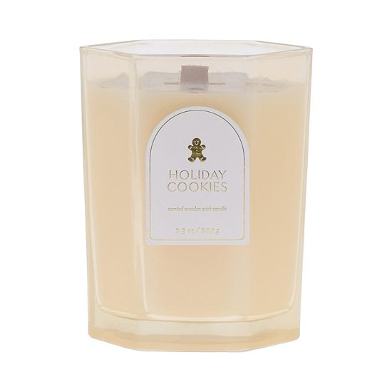 Sonoma Goods For Life® Holiday Cookies Scented Wooden Wick Candle 7.3-oz.