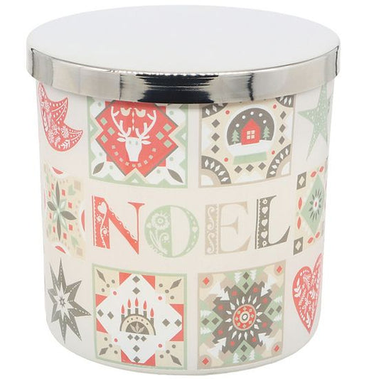 Sonoma Goods For Life® Holiday Cookies Noel Decal Candle