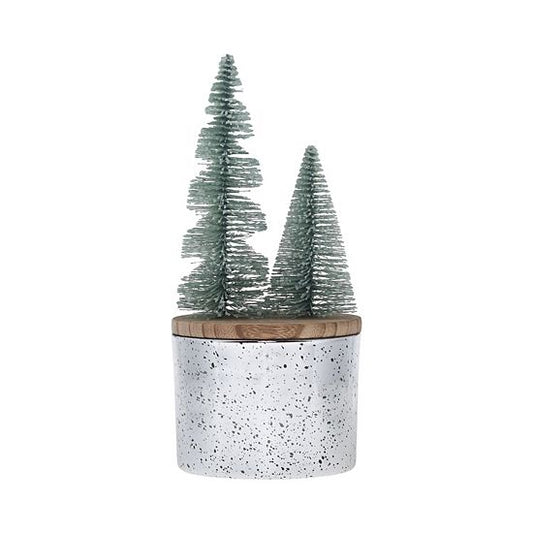 Sonoma Goods For Life® Balsam Fir Speckled 10-oz. Candle With Decorative Tree Lid