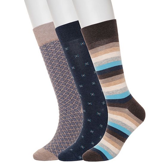 Men's Sonoma Goods For Life® 3-pk. Crew Socks
