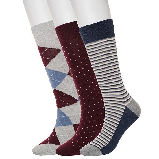 Men's Sonoma Goods For Life® 3-pk. Crew Socks