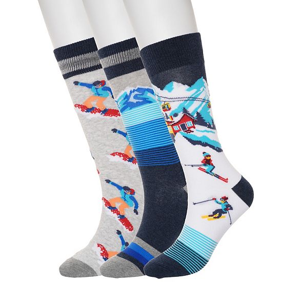 Men's Sonoma Goods For Life® 3-pk. Crew Socks