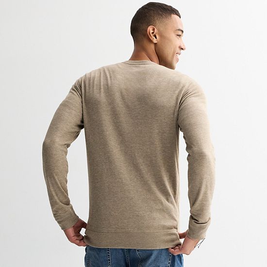 Men's Sonoma Goods For Life® Supersoft Double-Knit Henley Top
